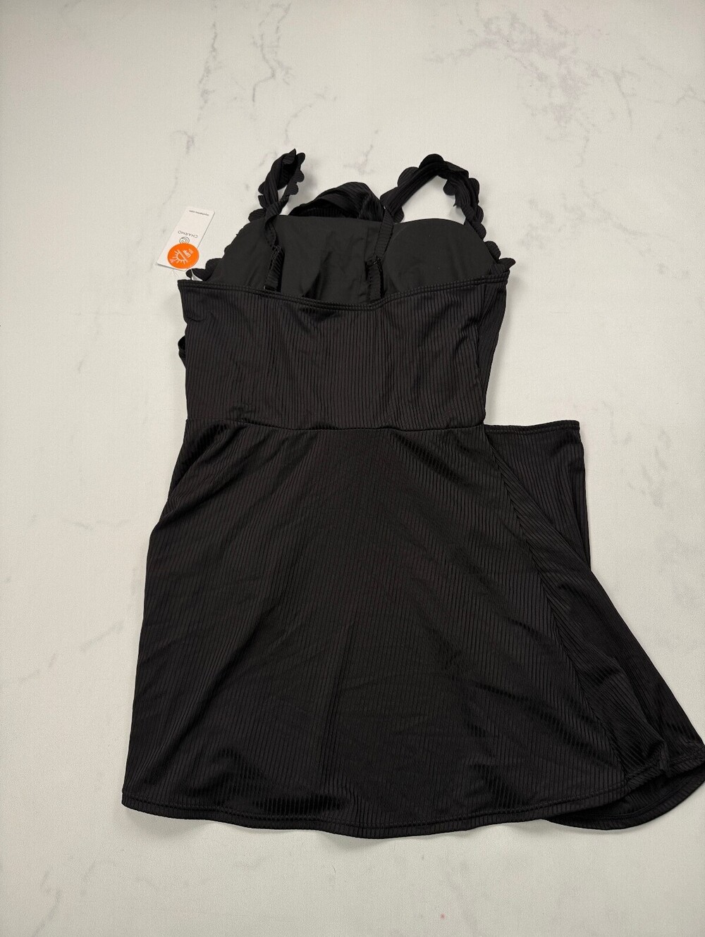 Charmo One Piece Black 90s Adjustable Bust - Womens L